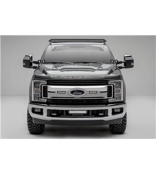 Ford Super Duty 2017- Grille LED Kit Brushed - incl 2x 6" led (XLT) - Z415573-KIT - Grille - Verstralershop
