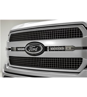 Ford F150 2018- Grille LED Kit Brushed - incl 2x 6" led (Platinum) - Z415583-KIT - Grille - Verstralershop