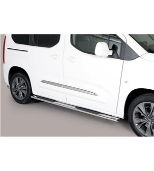 Toyota ProAce City Verso L1 2019- Oval grand Pedana (Oval Side Bars with steps) Inox - GPO/469/SWB - Sidebar / Sidestep - Verstr