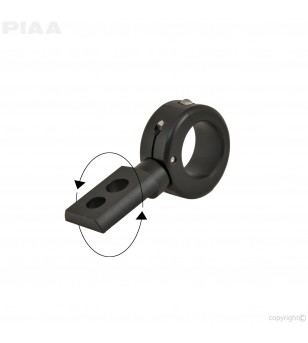 PIAA Universal Mounting 1,5" - 1,75" 360 Aluminum Brackets (set)