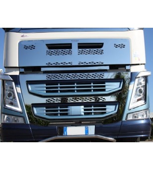 Volvo FH 2013- full grille stainless honeycrumb - 012VFH132013 - Grille - Verstralershop
