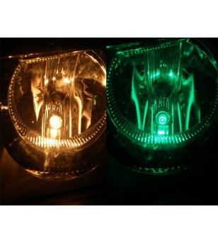 T10/W5W lamp LED 12V Groen