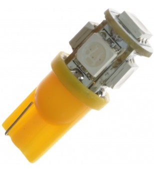 W5W Bulb LED 24V 5 LED Yellow/Orange - 341053  - Lighting - Verstralershop