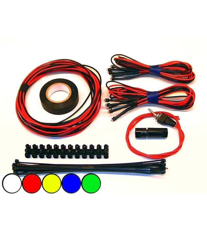 Mini-Marker LEDpoints Lazer Red 5-pack (set incl toebehoren) - 441102-5 - Verlichting - Verstralershop