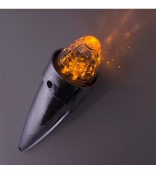 Torpedo Light 24V 16LED Orange, Clear Glass - 800163 - Lighting - Verstralershop
