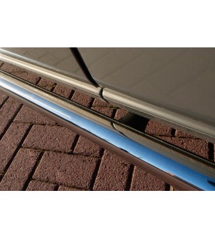 Transit Custom 2012- L1/H1 sidebar-set polished Stainless - 020.07.16A.004 - Sidebar / Sidestep - Verstralershop