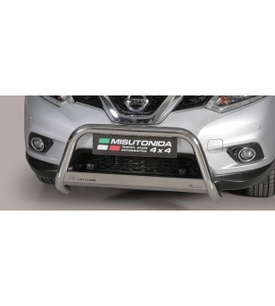 Nissan X-Trail 2015 EC Approved Medium Bar Inox rvs - EC/MED/379/IX - Bullbar / Lightbar / Bumperbar - Verstralershop