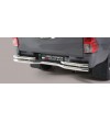 TOYOTA HILUX 16+ Double Bended Rear Protection Inox - DBR/410/IX - Rearbar / Opstap - Verstralershop