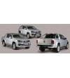 VW Amarok 16+ EC Approved Medium Bar Mark Inox BLACK - EC/MED/280/HL/PL - Bullbar / Lightbar / Bumperbar - Verstralershop