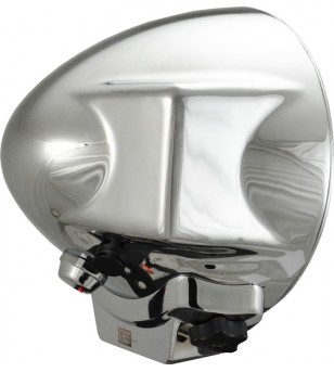 Vision-X 6.7 inch ROUND CHROME 35 WATT HID FLOOD LAMP 9-32V DC EA