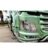 DAF XF 106 Side Tube With Drop Lights - 017DXF106 - Stainless / Chrome accessories - Verstralershop