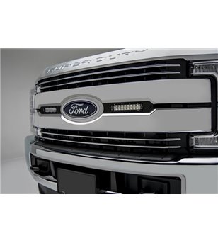 Ford Super Duty 2017- Grille LED Kit Black - incl 2x 6" led (Lariat, King Ranch) - Z415471-KIT - Grille - Verstralershop