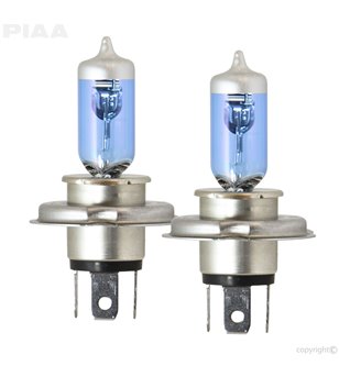 PIAA H4 Extreme White Hybrid halogeen lampen bulbs set - 23-10104 - Lighting - Verstralershop