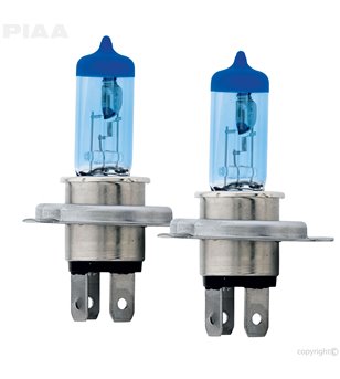 PIAA H4 Extreme White Plus halogeen lampen bulbs set - 15224 - Lighting - Verstralershop